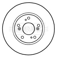 BORG & BECK Тормозной диск BBD4660